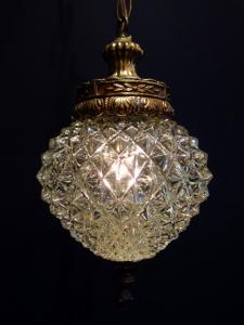 glass shade pendant lamp 1灯