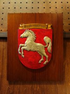 German ”Niedersachsen” emblem wall ornament