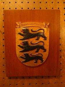 German ”Baden-Wurttemberg” emblem wall ornament
