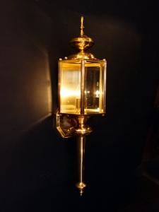 Italian brass porch lantern wall bracket 1灯