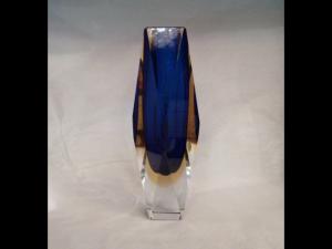 Murano Blue & Yellow Art Glass