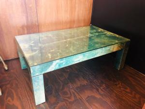 Aldo Tura Glass Top Table