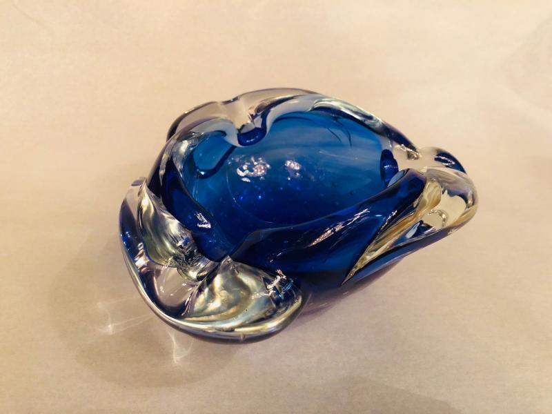 イタリア　ムラノガラス　灰皿　モダン　USM 1499（2）