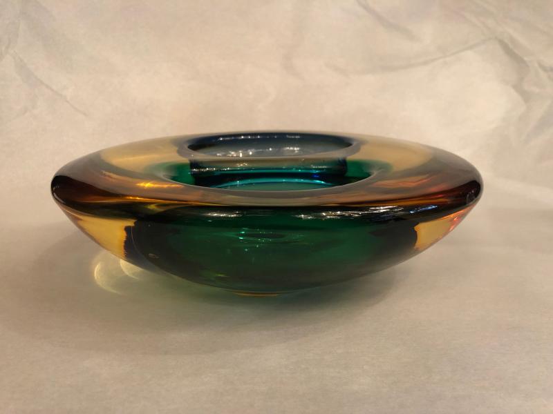 イタリア　ムラノガラス　ハンドル 灰皿　USM 1506（3）