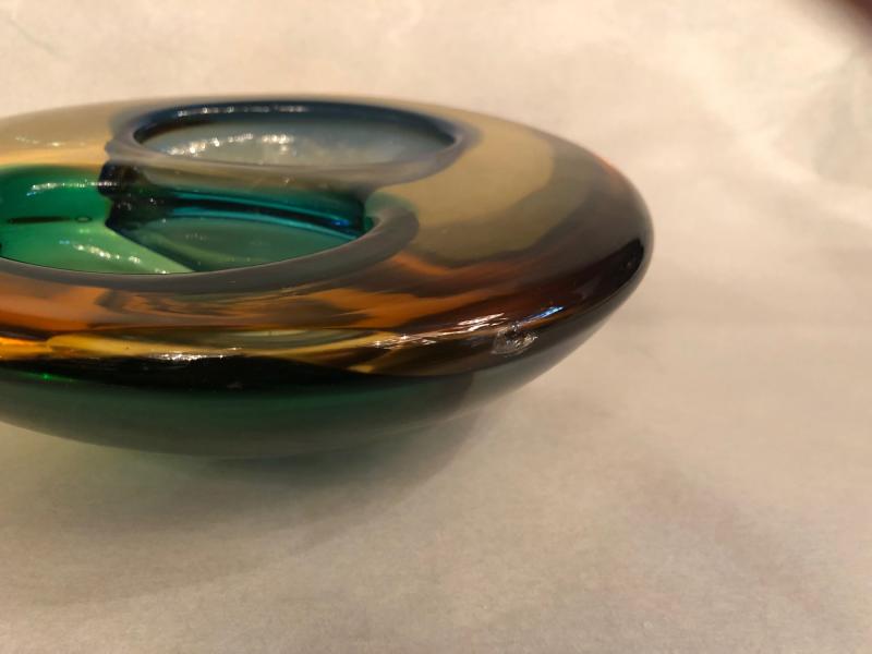 イタリア　ムラノガラス　ハンドル 灰皿　USM 1506（4）