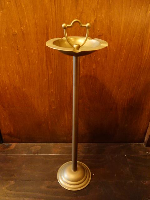 Italian brass ashtray stand