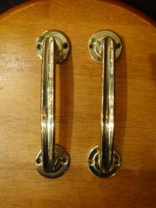 Italian brass door handle 2P SET