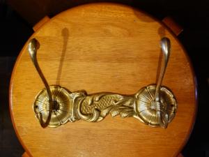 Italian brass hat coat hook