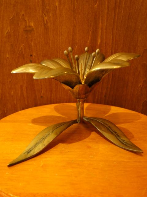 イタリア製真鍮花オブジェ　フラワーオブジェ　お花屋さんディスプレイ　LCM 7147（2）