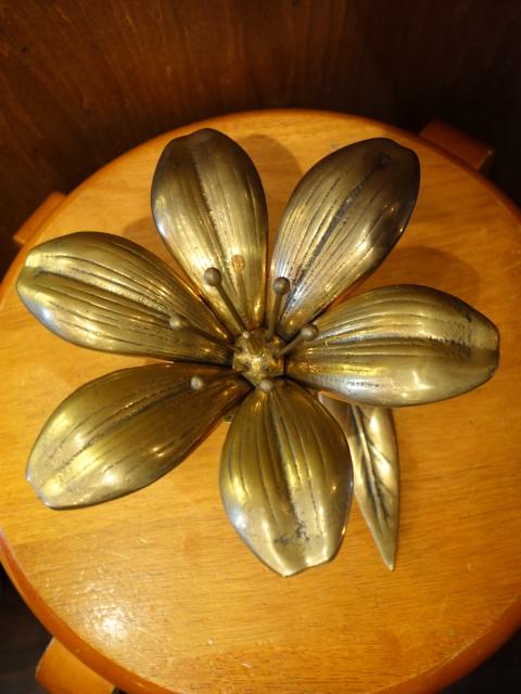 イタリア製真鍮花オブジェ　フラワーオブジェ　お花屋さんディスプレイ　LCM 7147（4）