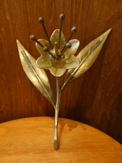 イタリア製真鍮花オブジェ　フラワーオブジェ　お花屋さんディスプレイ　LCM 7147（5）
