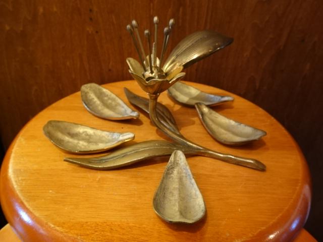 イタリア製真鍮花オブジェ　フラワーオブジェ　お花屋さんディスプレイ　LCM 7147（7）