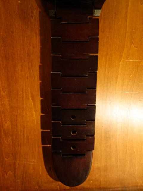 ビンテージ木製壁掛け時計　レトロ壁掛けリストウォッチクロック　LCM 7156（4）