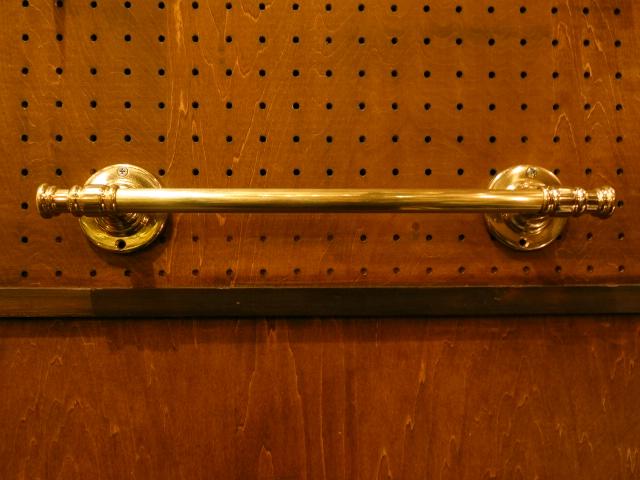 Italian brass towel hanger bar