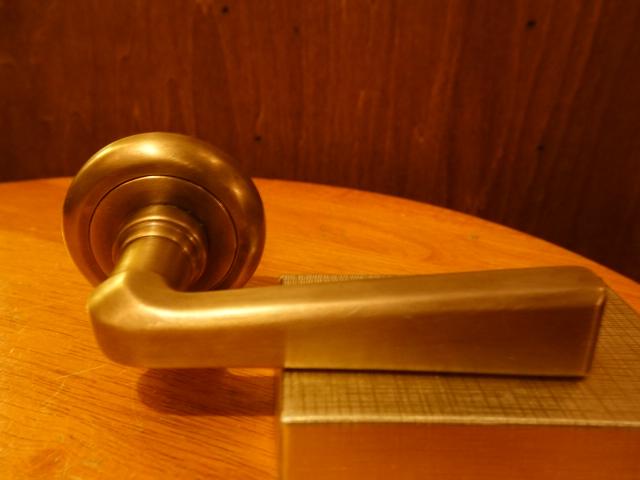 Italian brass window handle