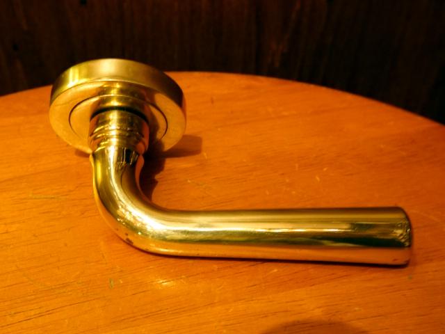 Italian gold window handle