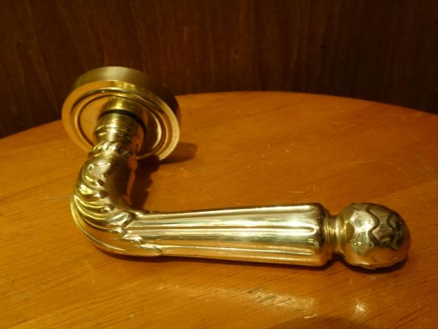 Italian gold window handle