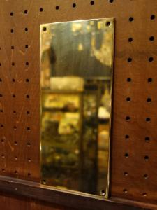 brass door finger plate