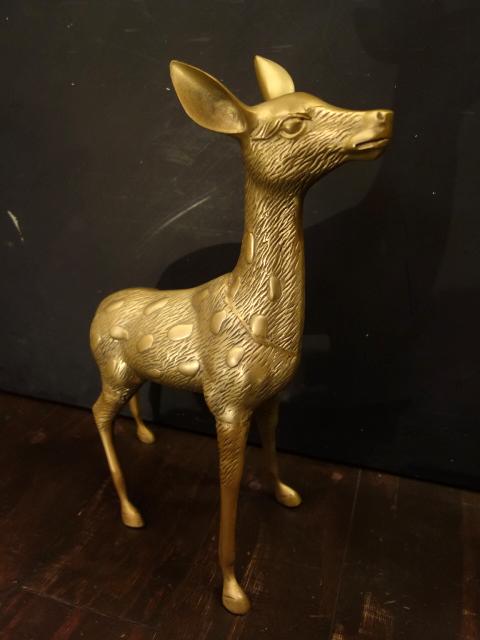 Italian brass deer object