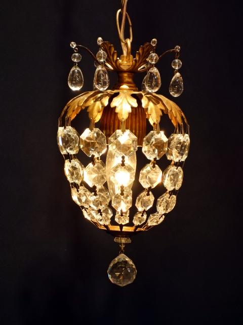 gold grape chandelier 1灯