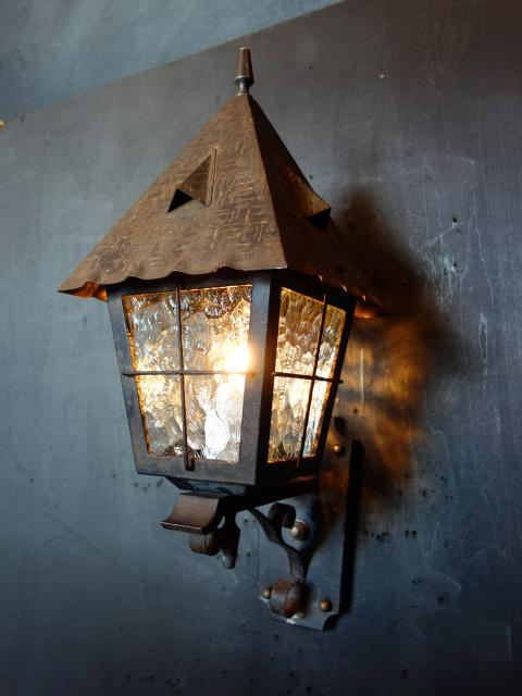 black lantern wall bracket 1灯