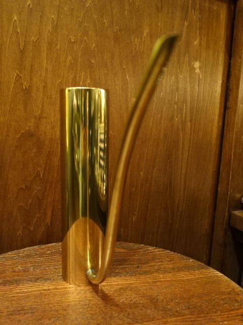 レトロビンテージ真鍮製水差し じょうろ　一輪挿し（カルトン、花器、花瓶）　LCM 7220（3）