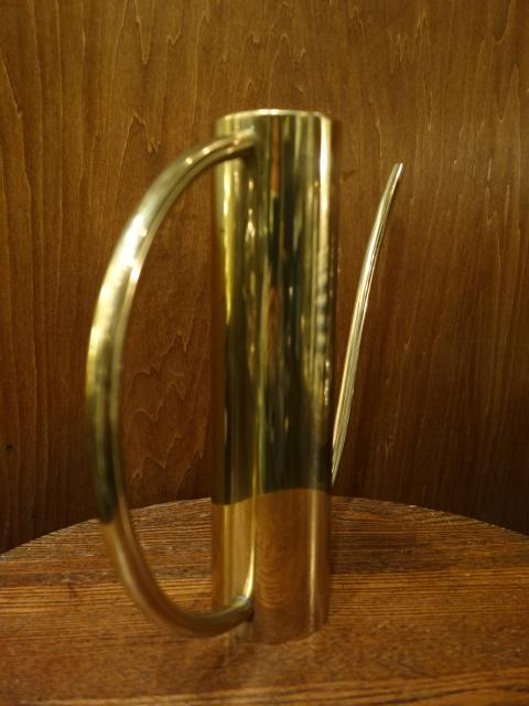レトロビンテージ真鍮製水差し じょうろ　一輪挿し（カルトン、花器、花瓶）　LCM 7220（4）