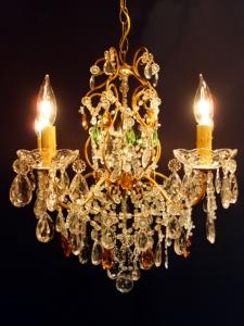 French beads cage chandelier 5灯