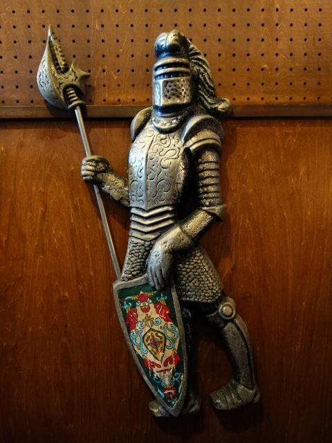 knight emblem wall ornament