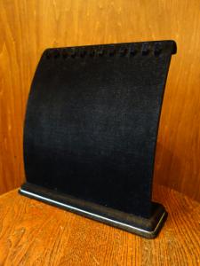 black velvet necklace display stand