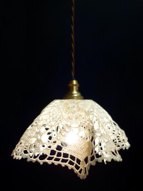 French lace pendant lamp 1灯