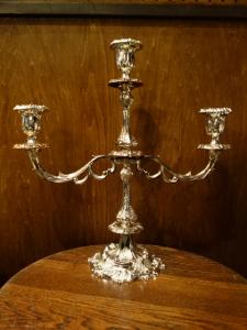 Italian silver candle holder 3