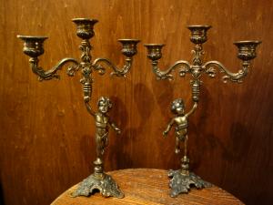 Italian ANGEL candle holder 3／2P SET