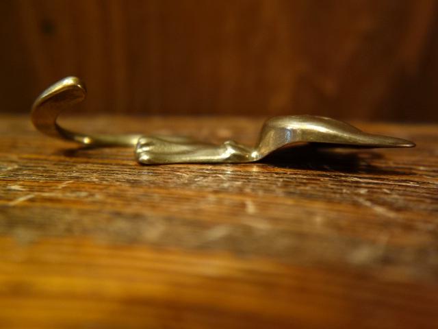 真鍮猫フック　レトロ壁フックネコ　LCM 7263（7）