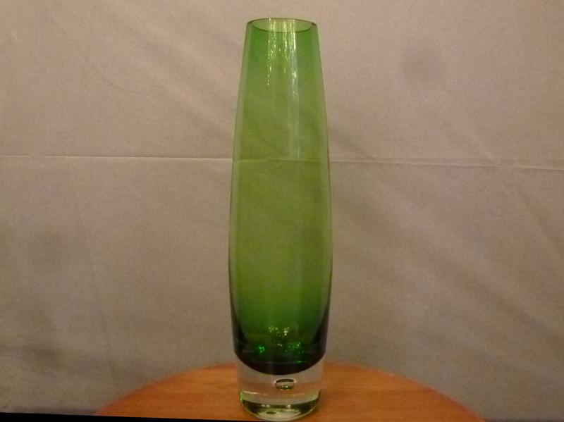 Scandinavian Green art glass