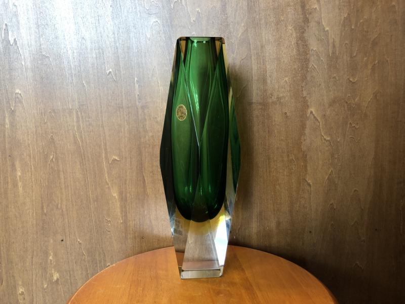 イタリアムラノガラスの花瓶　USM 1524（1）