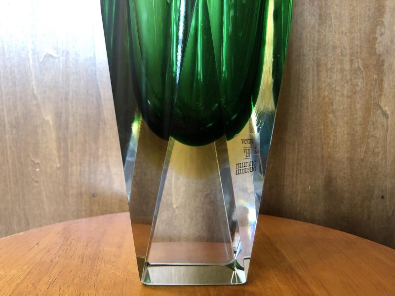 イタリアムラノガラスの花瓶　USM 1524（3）