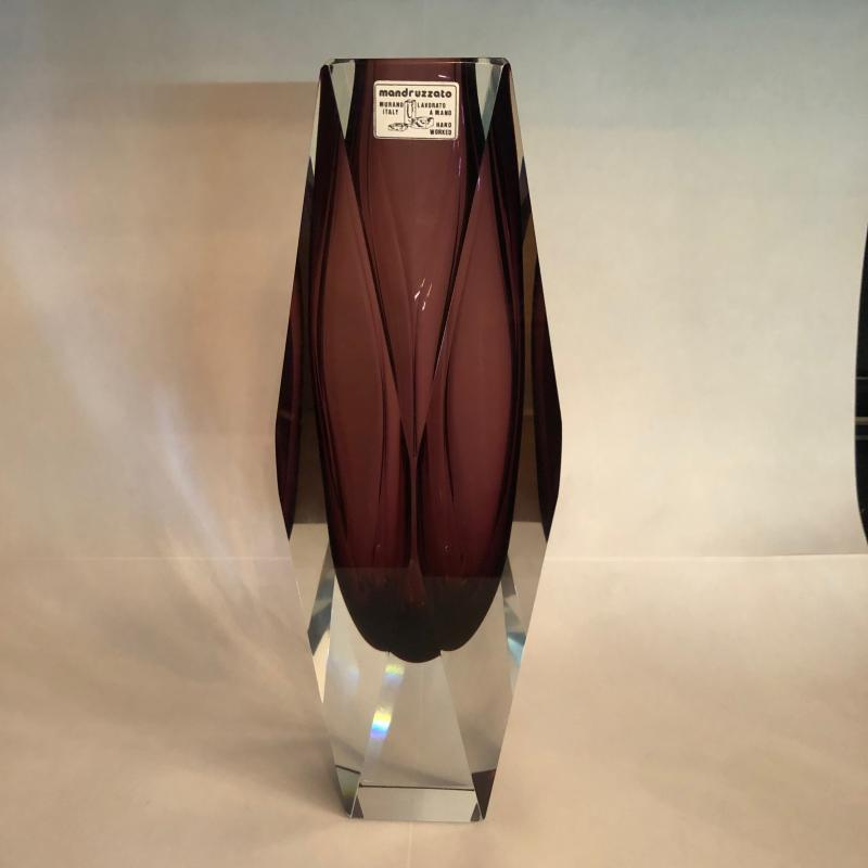 イタリア製ムラノガラスの花瓶　USM 1528（1）