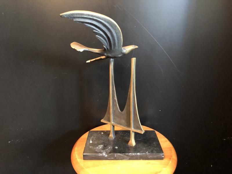 真鍮製鳥のオブジェ　USM 1515（4）