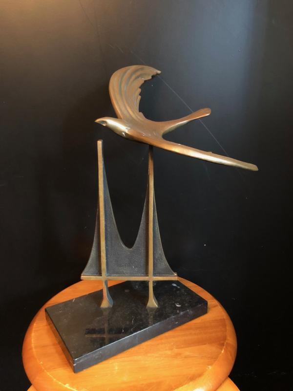 真鍮製鳥のオブジェ　USM 1515（6）