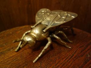 Italian brass fly ashtray