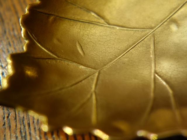 ビンテージ真鍮葉っぱトレイ　リーフ灰皿　LCM 7256（7）