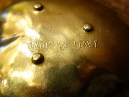 ビンテージ真鍮葉っぱトレイ　リーフ灰皿　LCM 7256（C2）