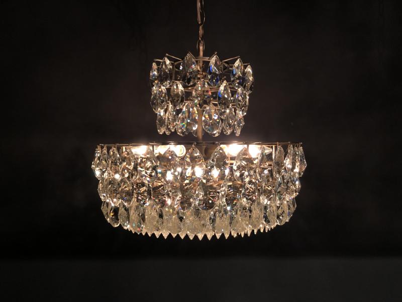 Austrian Brass Chandelier 6灯