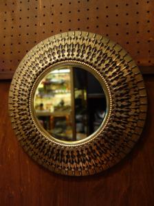 POLA round bevelled wall mirror