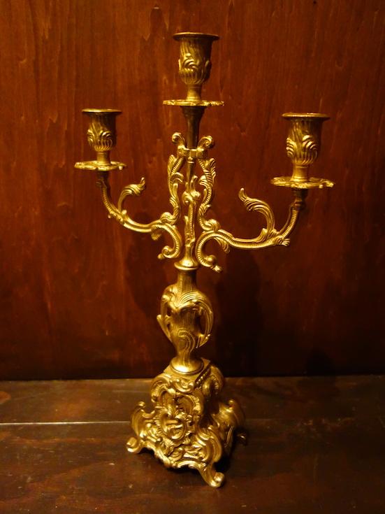 Italian brass candle holder 3