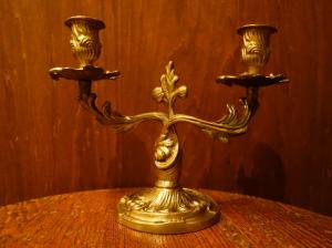 Italian brass candle holder 2