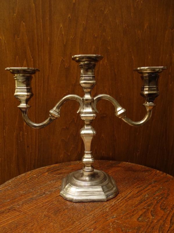 Italian silver candle holder 3