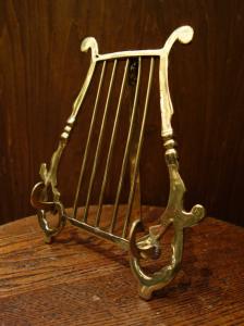 Italian brass easel