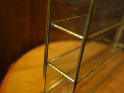 真鍮枠ガラスケース　ショーケース　陳列ガラス棚　LCM 7334（C2）
